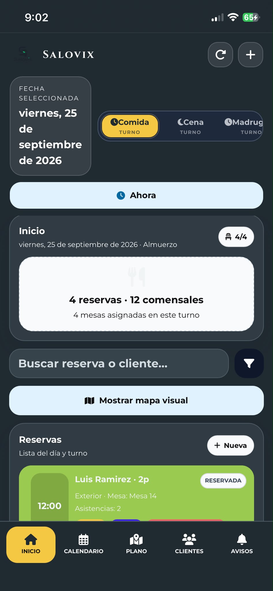 Inicio de Mobile Admin